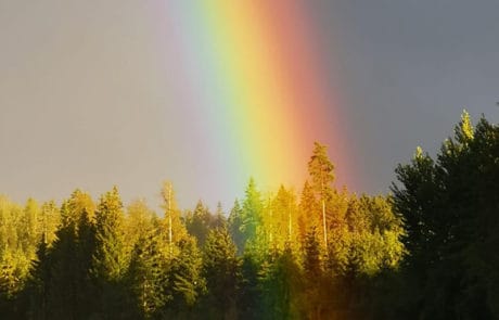 Ypäjä, sateenkaari, rainbow.