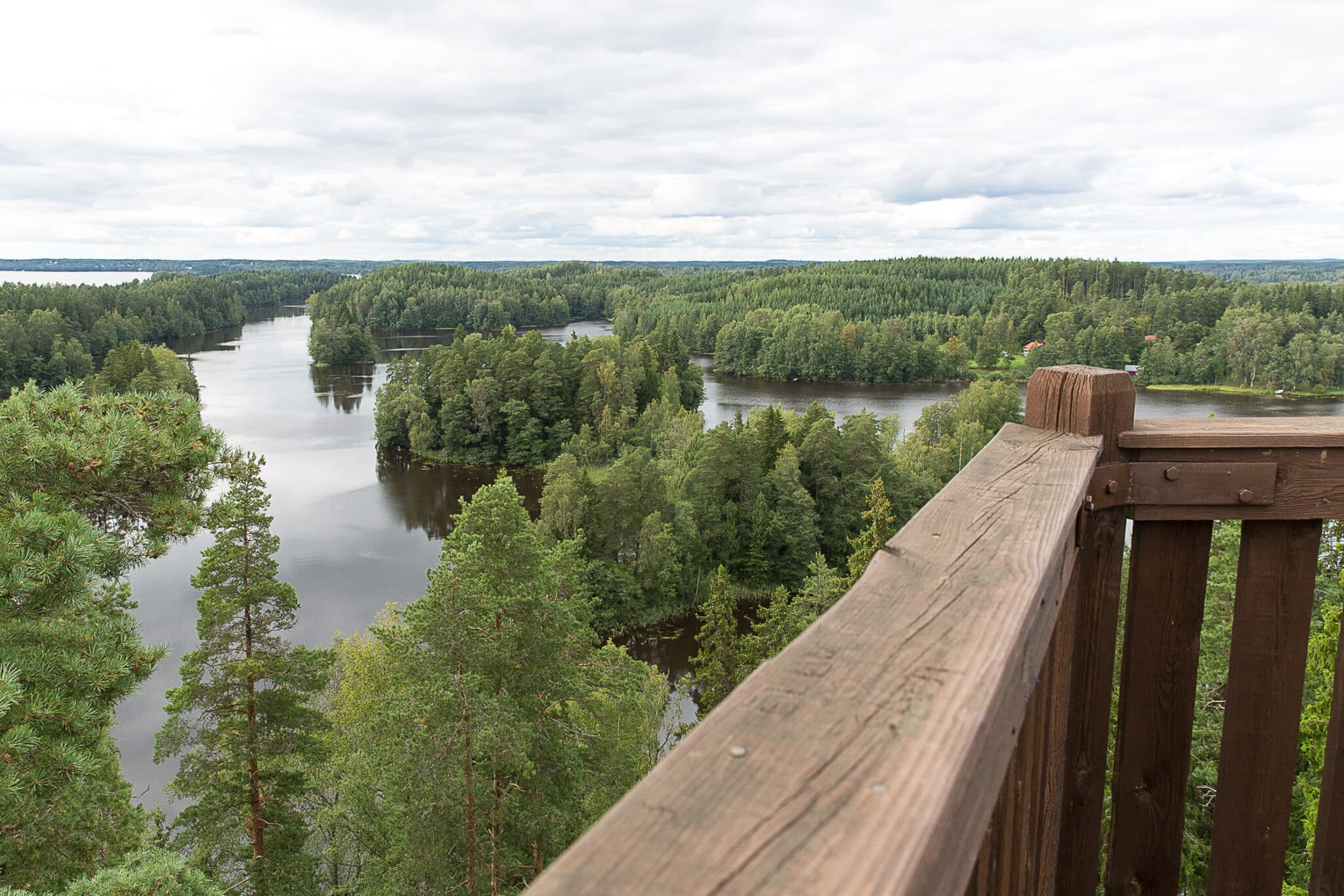 Näkymä Kaukolanharjun näkötornista