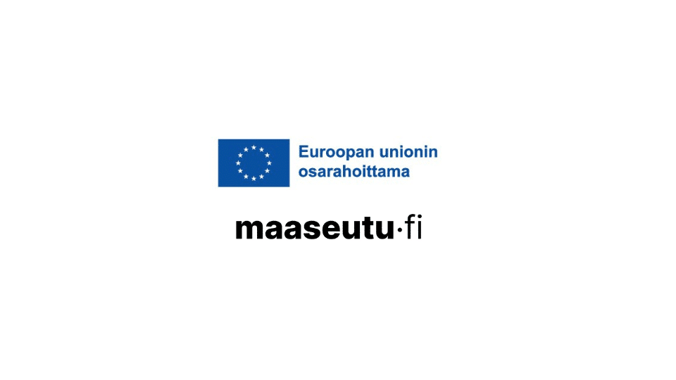 Euroopan unionin osarahoittama ja maaseutu.fi logot