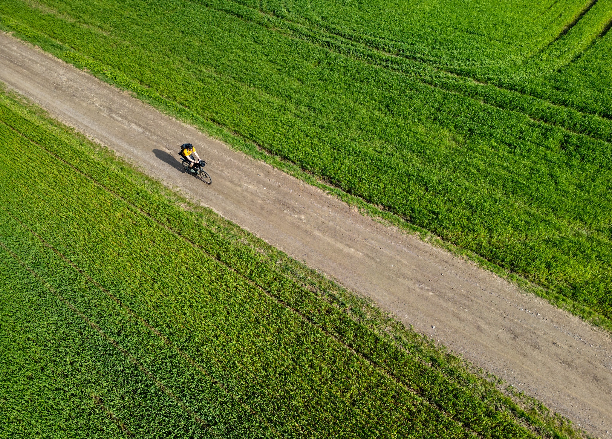 Cycling the gravel routes in a Finnish countryside in Häme by Cycle bikepacking route.
